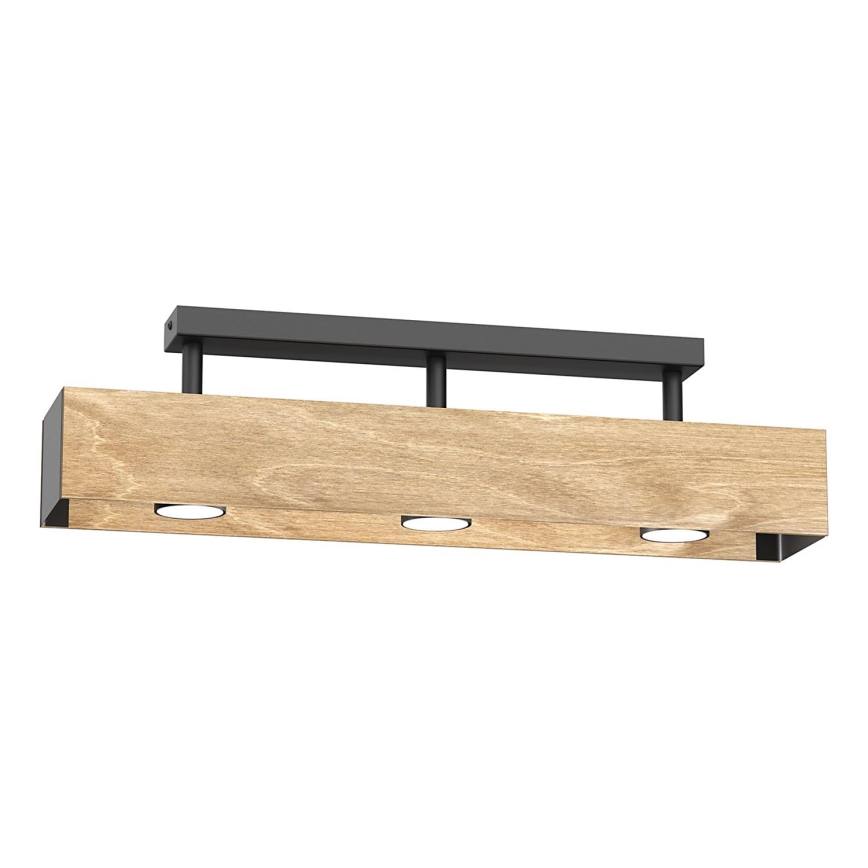 Loftlampe MAISON 3xGU10/8W/230V brun/eg