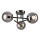 Loftlampe MALENA 3xE14/5W/230V sort/røget