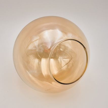 Loftlampe MALENA 6xE14/5W/230V guldfarvet/sort/røget beige