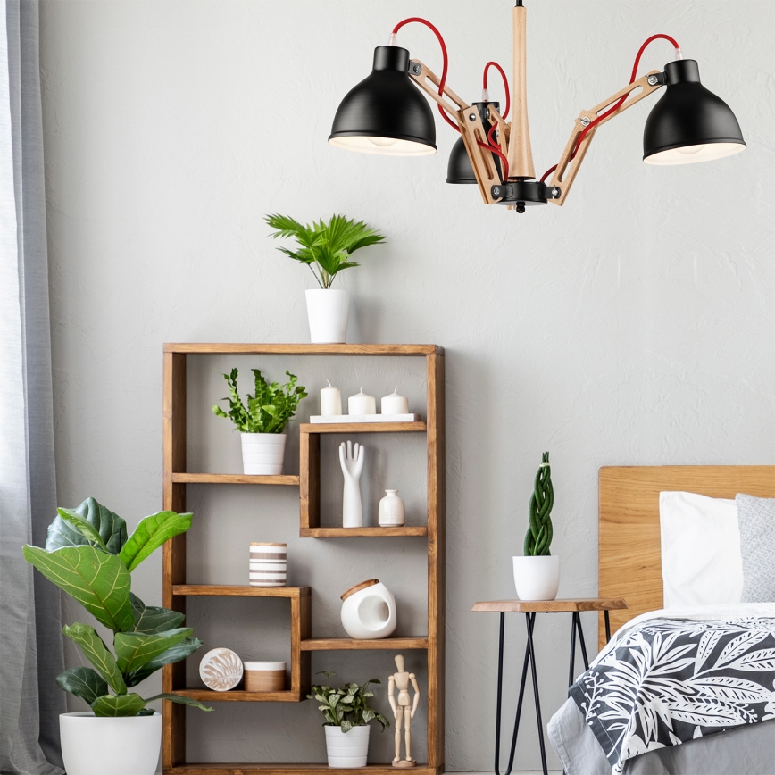 Loftlampe MARCELLO 3xE27/60W/230V - FSC certificeret