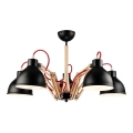 Loftlampe MARCELLO 5xE27/60W/230V bøg - FSC certificeret