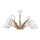 Loftlampe MARCELLO 5xE27/60W/230V - FSC certificeret