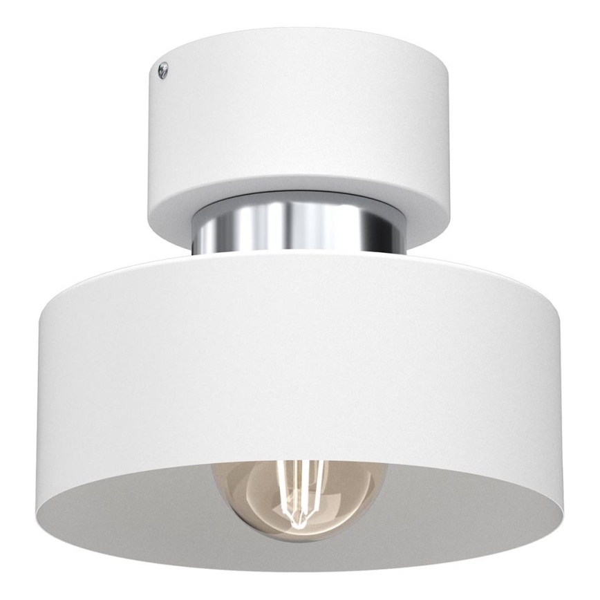 Loftlampe MARTI 1xE27/15W/230V hvid/skinnende krom