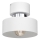 Loftlampe MARTI 1xE27/15W/230V hvid/skinnende krom