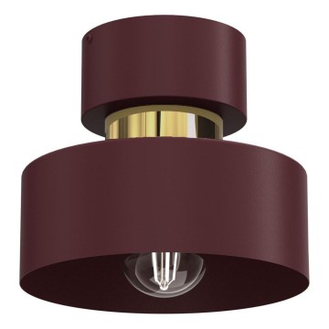 Loftlampe MARTI 1xE27/15W/230V Ø 20,5 cm bordeaux/guld