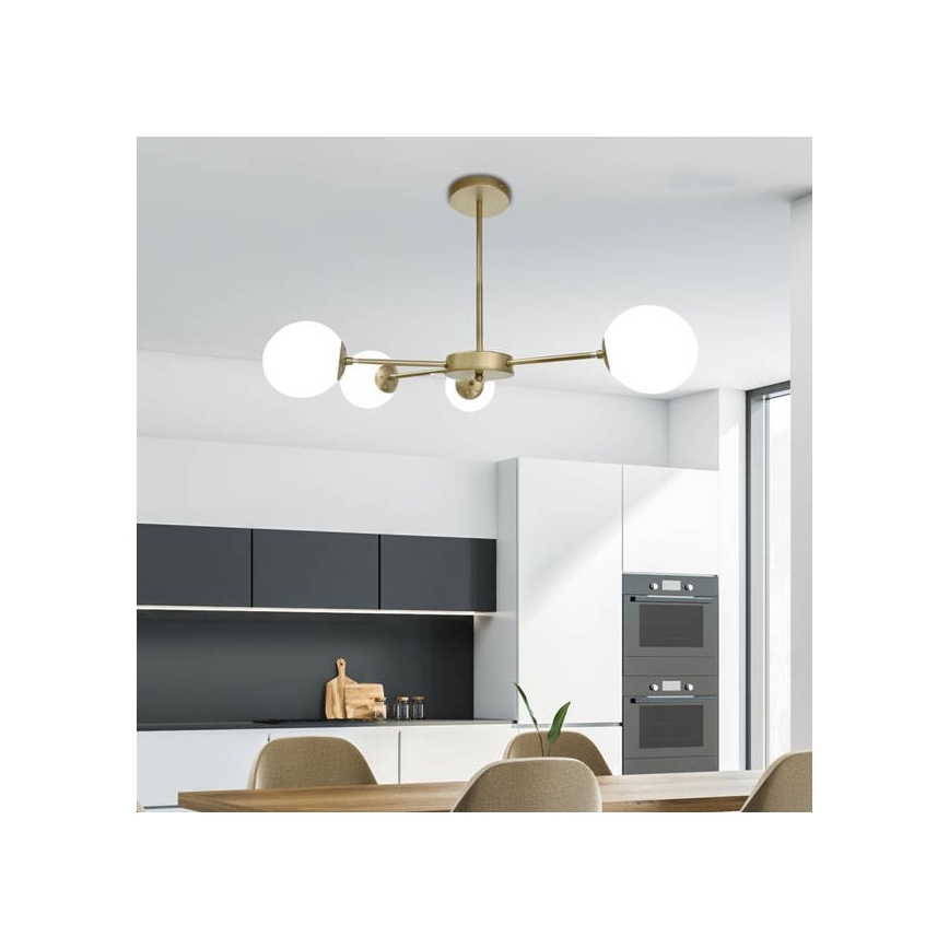 Loftlampe MATI 4xG9/20W/230V guldfarvet