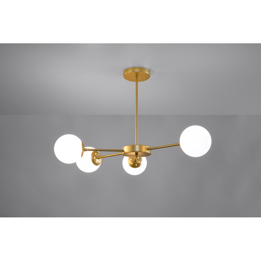 Loftlampe MATI 4xG9/20W/230V guldfarvet