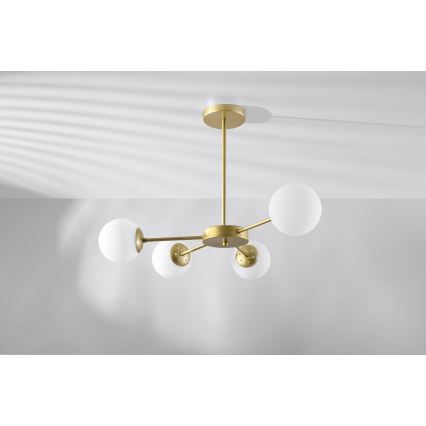 Loftlampe MATI 4xG9/20W/230V guldfarvet