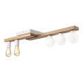 Loftlampe MATTE 2xE27/15W/230V + 3xG9/5W/230V hvid/eg
