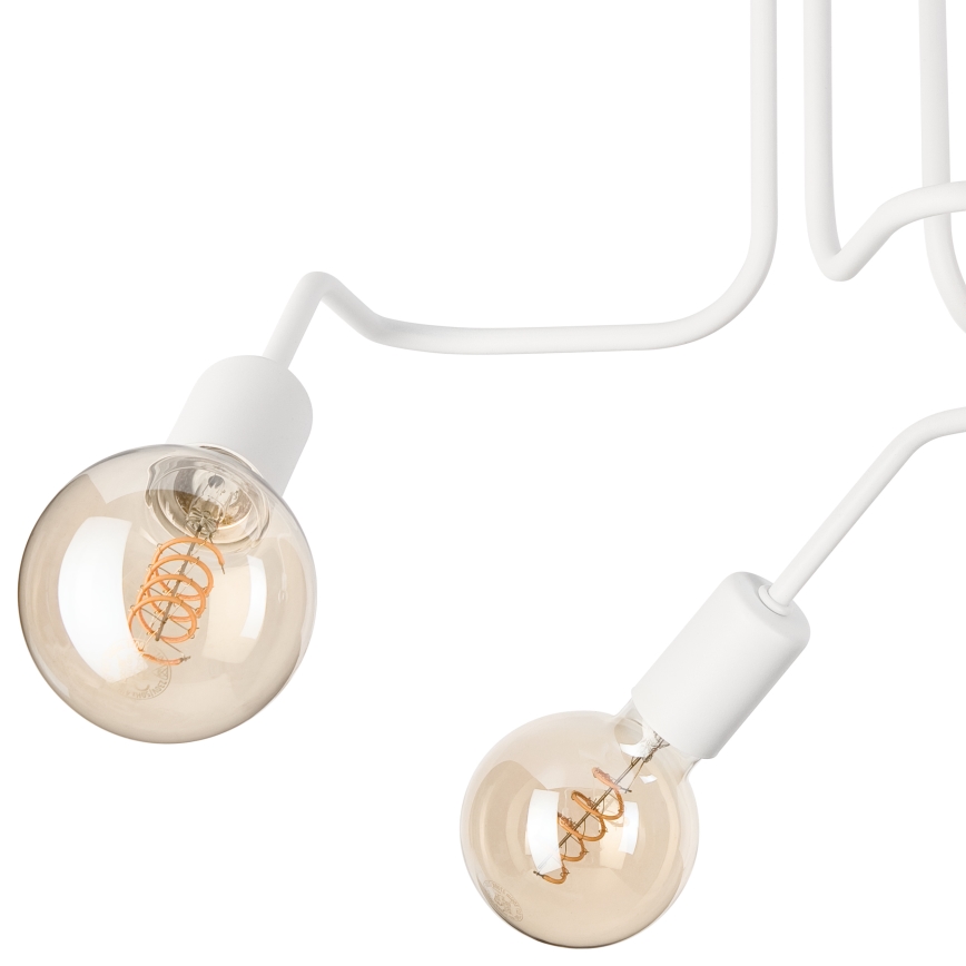 Loftlampe MATYLDA 3xE27/60W/230V hvid