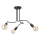 Loftlampe MATYLDA 3xE27/60W/230V sort