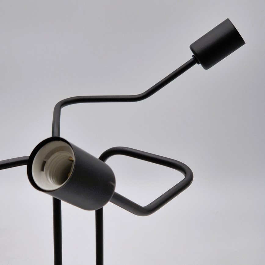 Loftlampe MATYLDA 3xE27/60W/230V sort