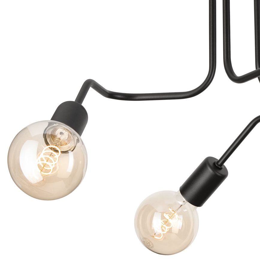 Loftlampe MATYLDA 3xE27/60W/230V sort