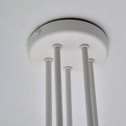 Loftlampe MATYLDA 5xE27/60W/230V hvid