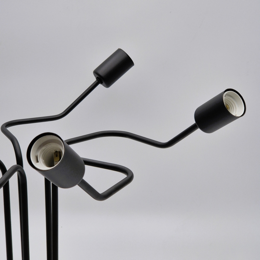 Loftlampe MATYLDA 5xE27/60W/230V sort