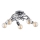 Loftlampe MAXIS 5xE27/15W/230V grå