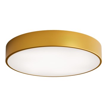 Loftlampe med bevægelses- og skumringssensor CLEO 4xE27/24W/230V Ø 50 cm guld