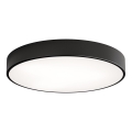 Loftlampe med bevægelses- og skumringssensor CLEO 5xE27/24W/230V Ø 60 cm sort