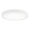 Loftlampe med bevægelses- og skumringssensor CLEO 6xE27/24W/230V Ø 80 cm hvid