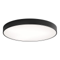Loftlampe med bevægelses- og skumringssensor CLEO 6xE27/24W/230V Ø 80 cm sort