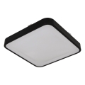 Loftlampe med bevægelsessensor WILTON 2xE27/60W/230V 33x33 cm sort