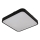 Loftlampe med bevægelsessensor WILTON 2xE27/60W/230V 33x33 cm sort
