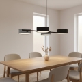 Loftlampe med kabel DRUMZ 4xE14/10W/230V sort/grå