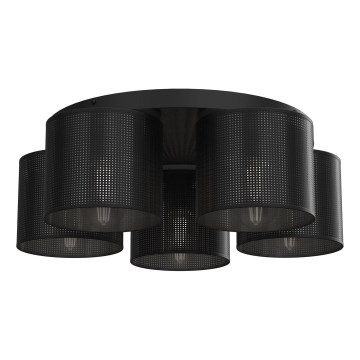 Loftlampe med loftbeslag SHADE 5xE27/60W/230V sort