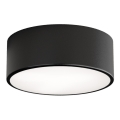 Loftlampe med sensor CLEO 1xE27/40W/230V diam. 20 cm sort