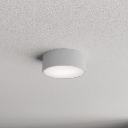 Loftlampe med bevægelses- og skumringssensor CLEO 1xE27/40W/230V Ø 20 cm grå