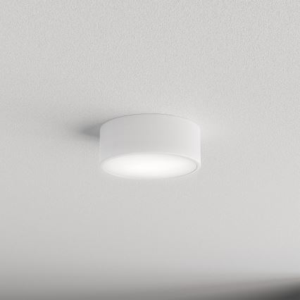 Loftlampe CLEO med bevægelses- og skumringssensor, 1xE27/40W/230V, Ø 20 cm, hvid