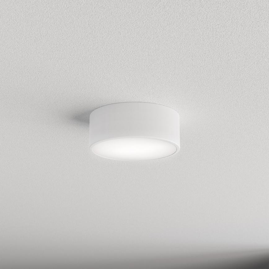 Loftlampe CLEO med bevægelses- og skumringssensor, 1xE27/40W/230V, Ø 20 cm, hvid