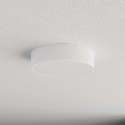 Loftlampe CLEO med bevægelses- og skumringssensor, 2xE27/24W/230V, Ø 30 cm, hvid
