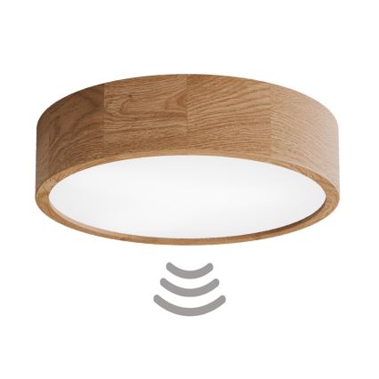 Loftlampe med sensor CLEO 3xE27/24W/230V Ø 37,5 cm eg