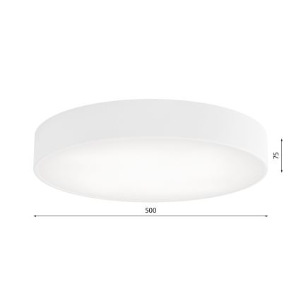 Loftlampe med bevægelses- og skumringssensor CLEO 4xE27/24W/230V pr. 50 cm hvid