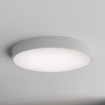 Loftlampe med bevægelses- og skumringssensor CLEO 5xE27/24W/230V Ø 60 cm grå