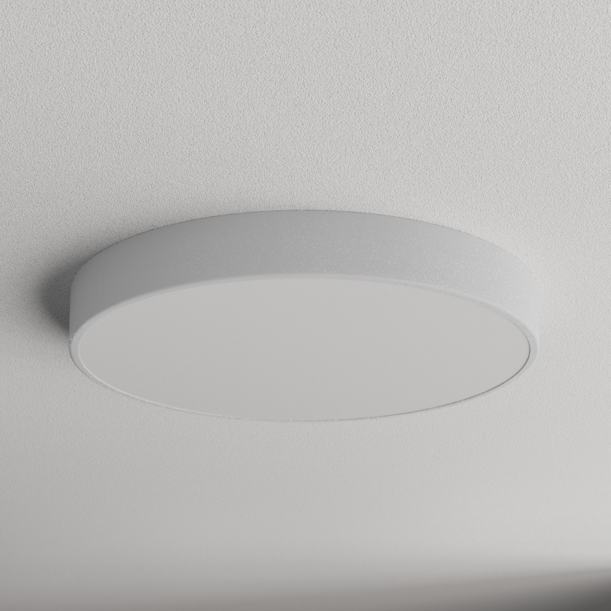 Loftlampe med bevægelses- og skumringssensor CLEO 5xE27/24W/230V Ø 60 cm grå
