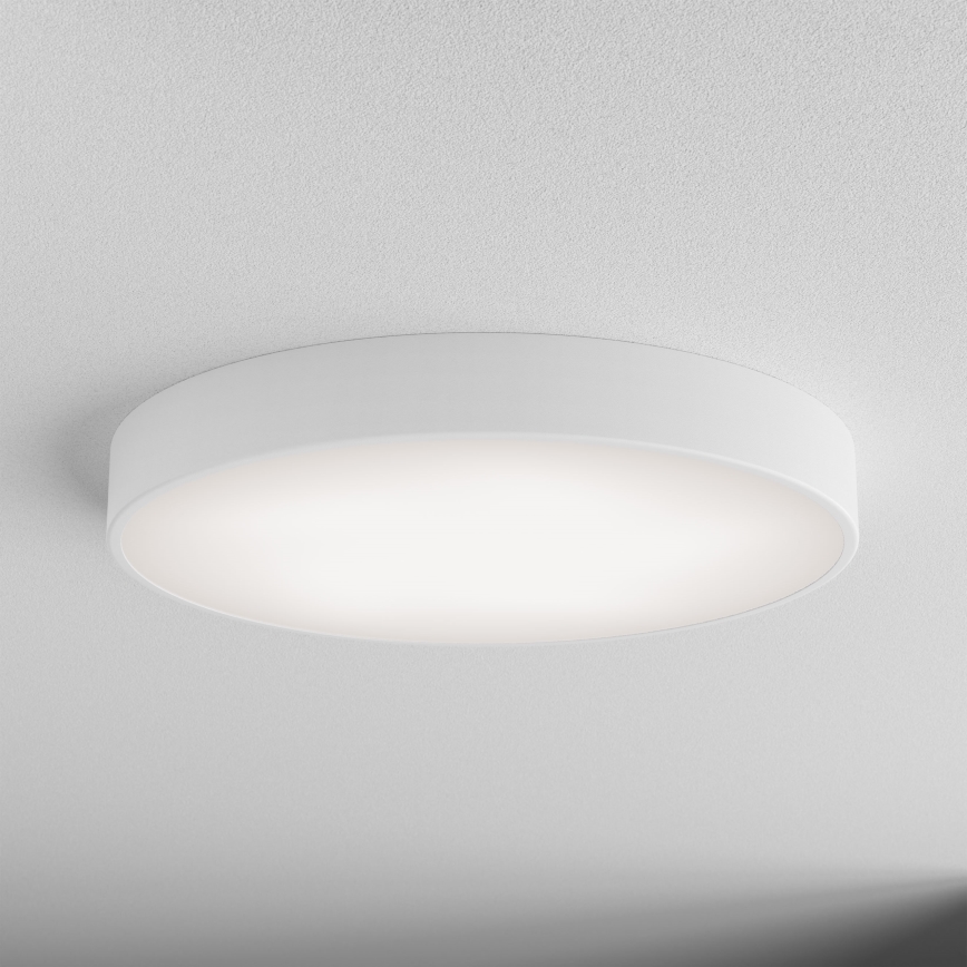 Loftlampe CLEO med bevægelses- og skumringssensor 5xE27/24W/230V Ø 60 cm hvid