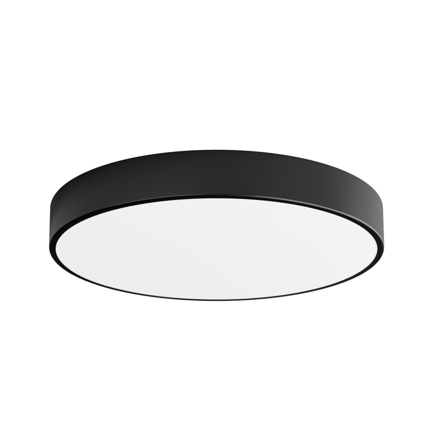 Loftlampe med bevægelses- og skumringssensor CLEO 5xE27/24W/230V Ø 60 cm sort