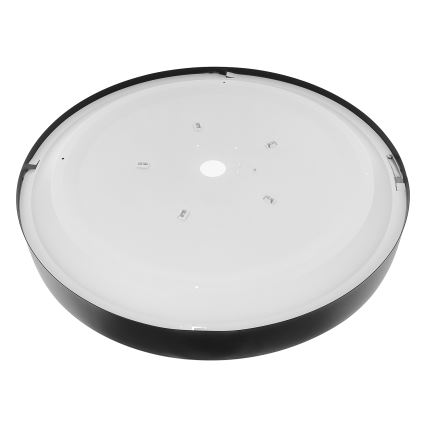 Loftlampe med bevægelses- og skumringssensor CLEO 5xE27/24W/230V Ø 60 cm sort