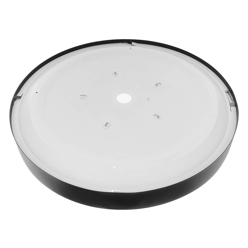 Loftlampe med bevægelses- og skumringssensor CLEO 5xE27/24W/230V Ø 60 cm sort