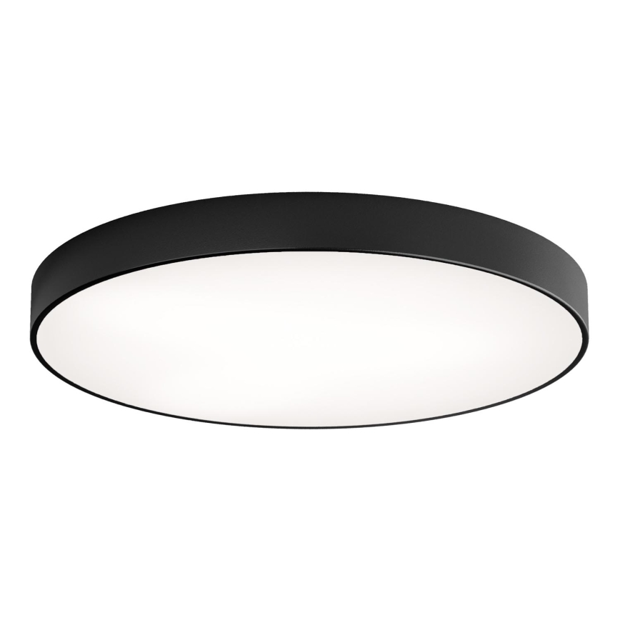 Loftlampe med sensor CLEO 6xE27/24W/230V diam. 80 cm sort