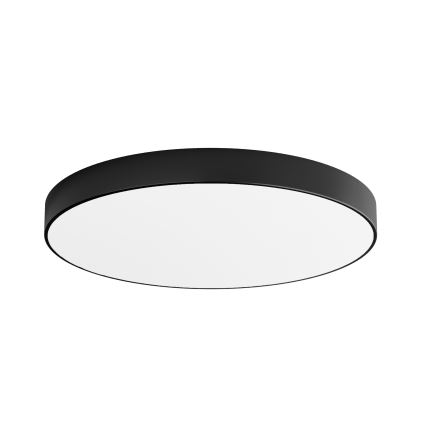 Loftlampe med bevægelses- og skumringssensor CLEO 6xE27/24W/230V Ø 80 cm sort