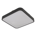 Loftlampe med sensor WILTON 2xE27/60W/230V 33x33 cm antracit