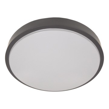 Loftlampe med sensor WILTON 2xE27/60W/230V Ø 33 cm antracit