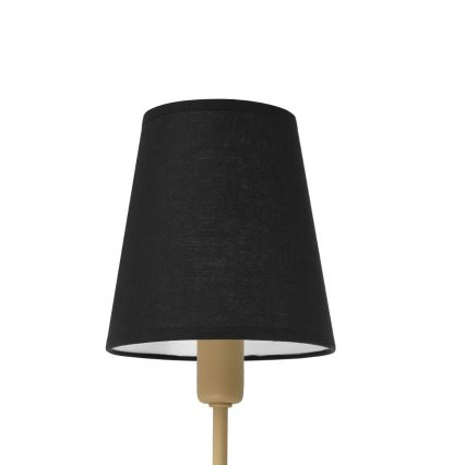 Loftlampe med stang MADELA 5xE14/40W/230V sort/beige