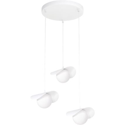 Loftlampe med wireophæng RITUAL 3xG9/8W/230V hvid