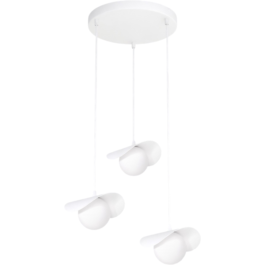 Loftlampe med wireophæng RITUAL 3xG9/8W/230V hvid