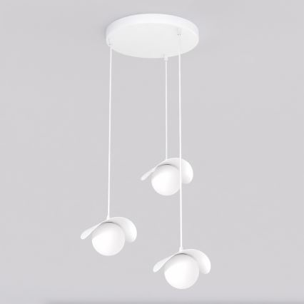 Loftlampe med wireophæng RITUAL 3xG9/8W/230V hvid