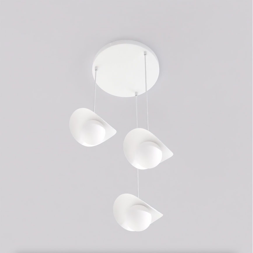 Loftlampe med wireophæng RITUAL 3xG9/8W/230V hvid